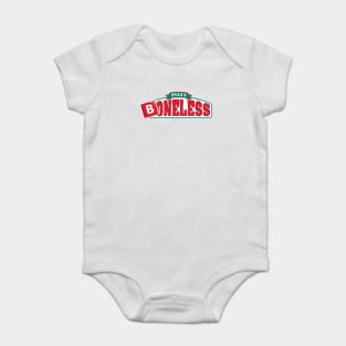 Boneless Pizza B Emoji Baby Bodysuit